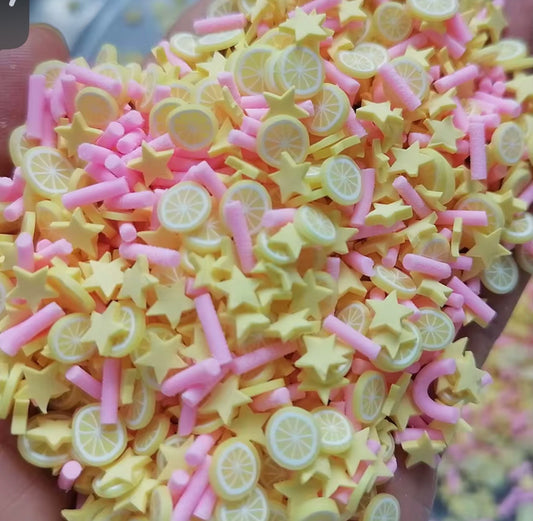 Pink Lemonade Fimos Add-ins