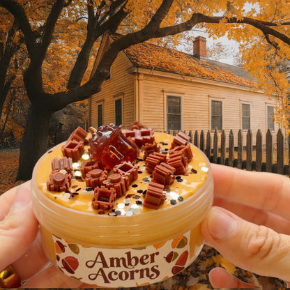 Amber Acorns Slime